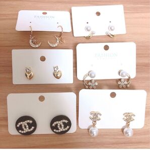 ピアス まとめ売り6点セット