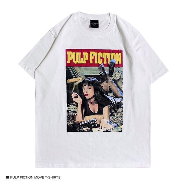 PULP FICTION パルプフィクション Lサイズ 半袖 Tシャツ 映画 ムービーT タランティーノ