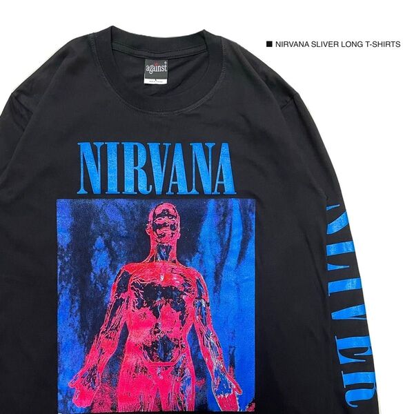 NIRVANA ニルヴァーナ SLIVER Lサイズ 長袖 ロンT ロック バンドT カートコバーン ロングTシャツ