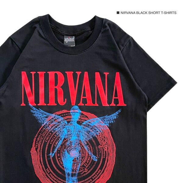 NIRVANA ニルヴァーナ カートコバーン Mサイズ 半袖 Tシャツ ロック バンドT バンドTシャツ