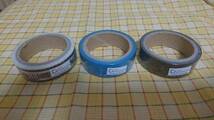 スカイツリー マスキングテープ 東京 青 白 茶 NATURAL KITCHEN 15mm 1.5cm ３色 ３個セット 限定 ソラマチ ブルー ホワイト ブラウン _画像3
