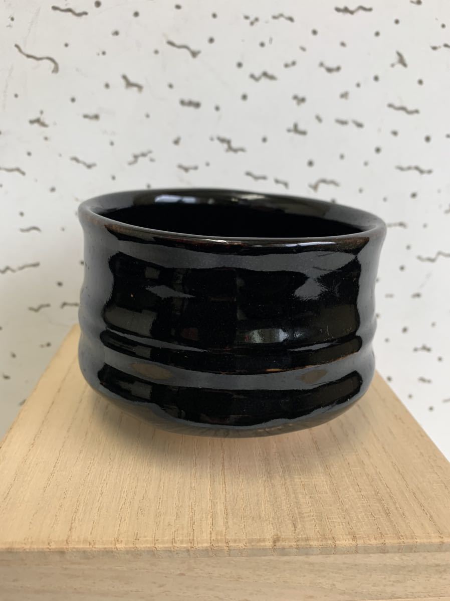 抹茶茶碗黒楽茶碗茶道具銘幸作| JChere雅虎拍卖代购