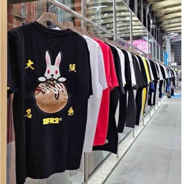 FR2 大阪 たこ焼き刺繍Tシャツ Lサイズ