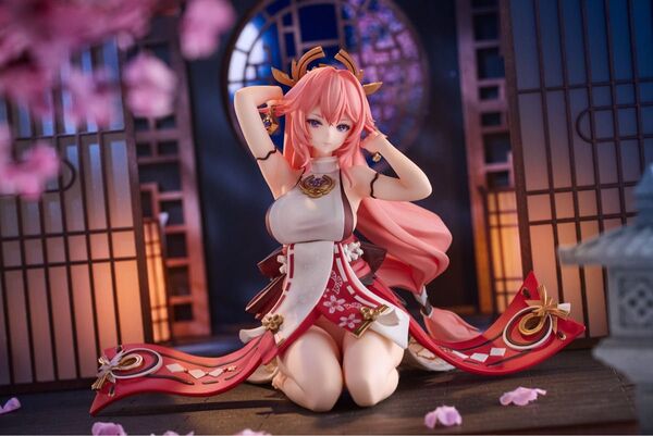 新品正規品 八重神子 ガレージキット 原神 高弘takahiro 檸檬三姉妹 となモ ワンフェス wf 未組立 ガレキ フィギュア