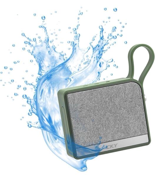 CKY ワイヤレスポータブルスピーカー/防水防塵/Bluetooth5.3/TWSテクノロジー/デュアル接続ステレオペアリング可能