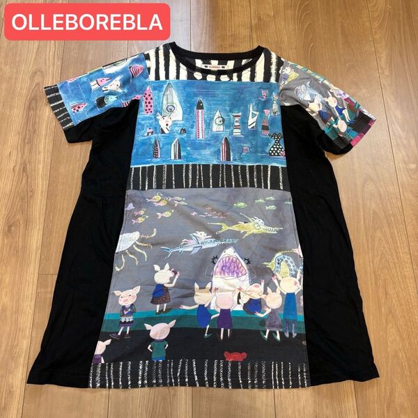 OLLEBOREBLA アルベロベロ チュニック ブタさんの夏休み