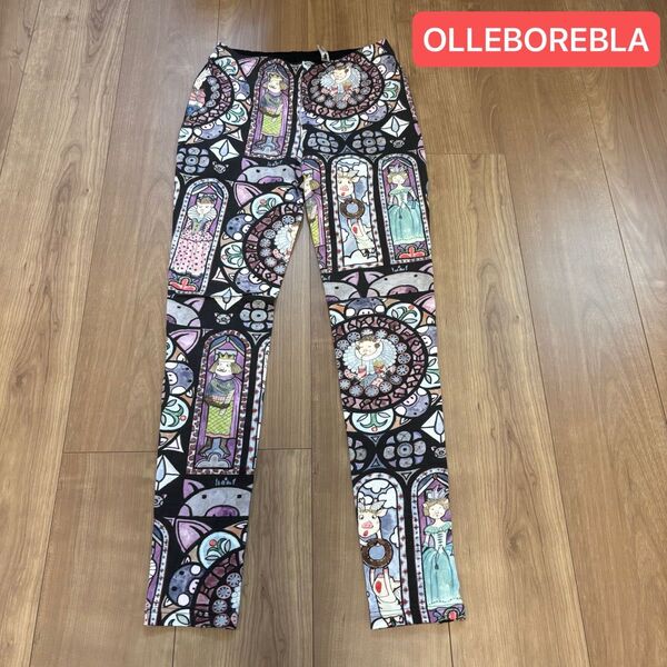OLLEBOREBLアルベロベロ スパッツ ステンドグラス ブタさん