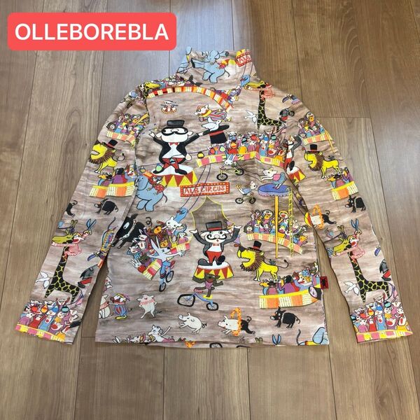 OLLEBOREBLA アルベロベロ タートルネックカットソー サーカス ぶたさん ブタさん