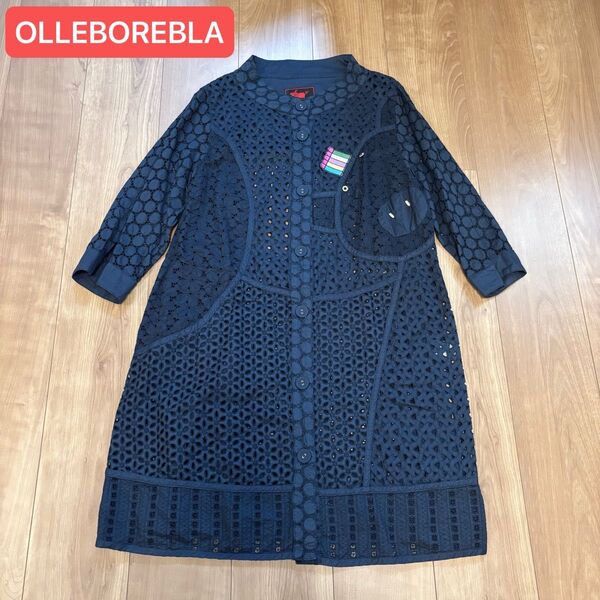 OLLEBOREBLA アルベロベロ スプリングコート カットワーク ブタさん