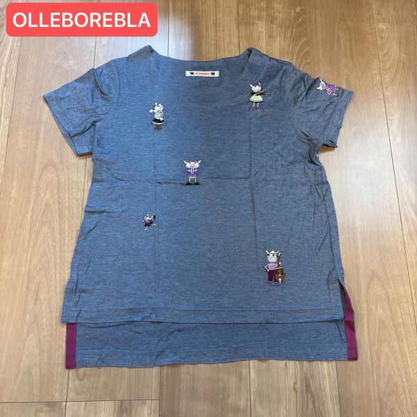OLLEBOREBLA アルベロベロ カットソー ブタさん オーケストラ 刺繍
