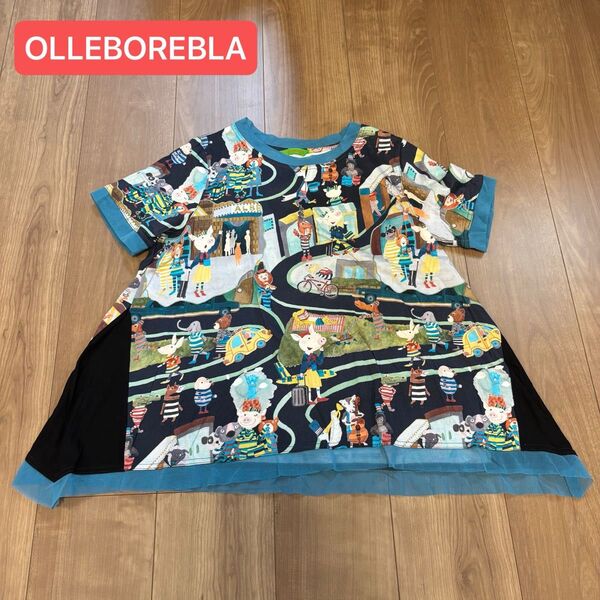 OLLEBOREBLA アルベロベロ カットソー トラベルシリーズ ブタさん
