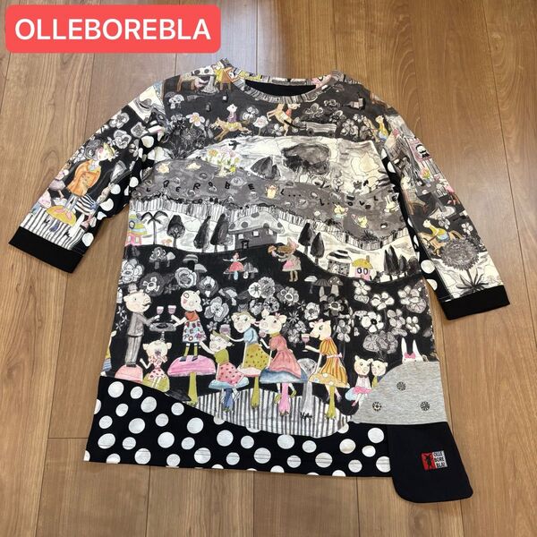 【美品】OLLEBOREBLA アルベロベロ チュニック ワインとブタさん