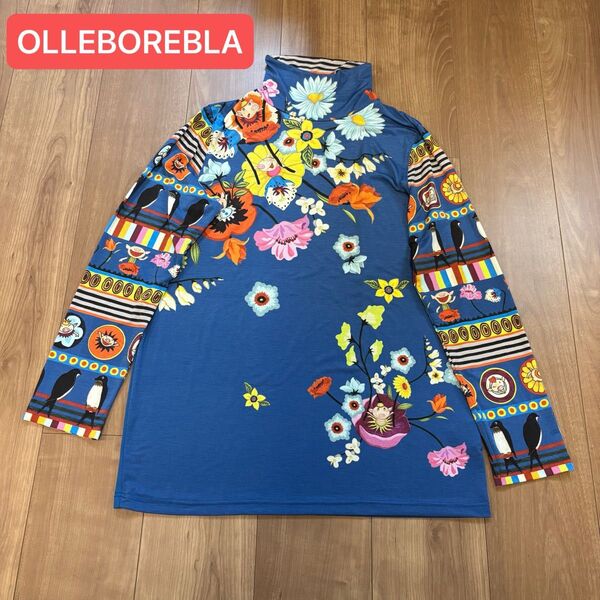 OLLEBOREBLA アルベロベロ チュニック 花と鳥とブタさん