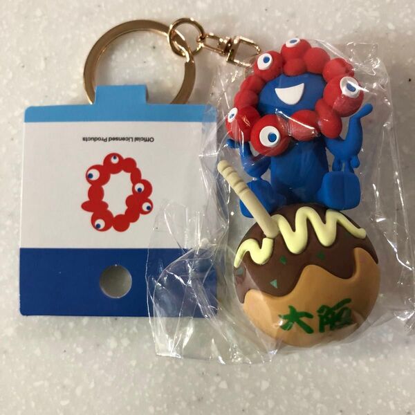 ミャクミャク:立体マスコット たこ焼き キーホルダー