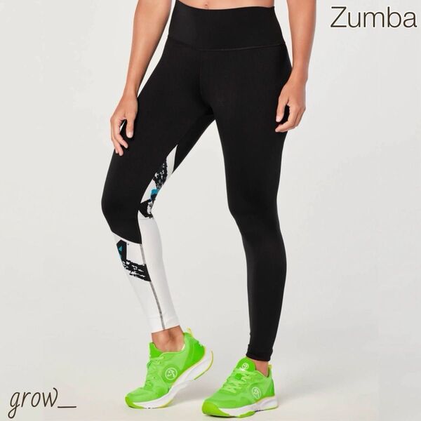 ズンバ ZUMBA レギンスパンツ 黒 ブラック スポーツウェア ボクササイズ