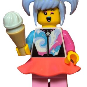 レゴ LEGO ミニフィグ オーロラ ツインテール女の子 スカート アイテム付