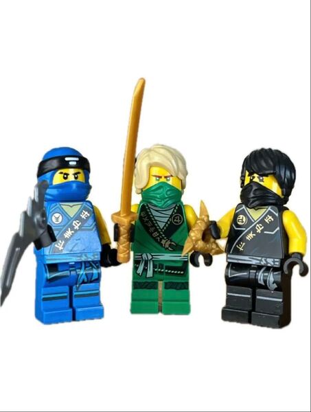 レゴ LEGO ミニフィグ ニンジャゴー ジェイ コール ロイド 3体+アイテムセット