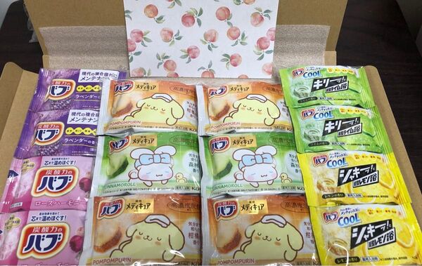 おりがみと入浴剤♪ 高濃度炭酸大判タブレットメディキュア6錠+バブ4種8錠