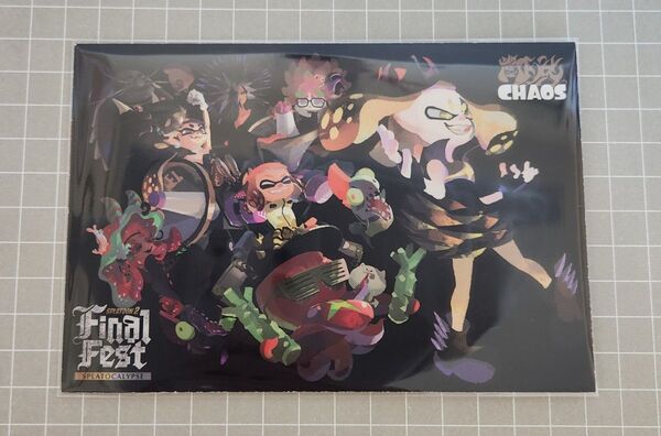 スプラトゥーン2 ファイナルフェス ポストカード 混沌 ヒメ陣営