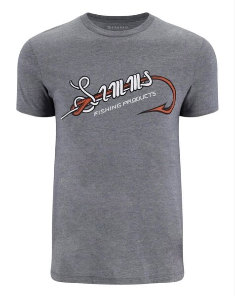 Simms シムス 半袖 Tシャツ M 新品 T-shirt 大きめ メンズ シムズ 釣り フィッシング hook&loop