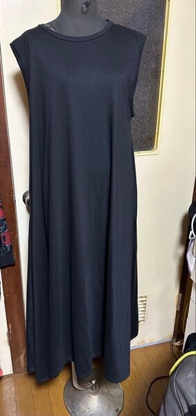 ノースリーブ ワンピース 3XL ポケット付き
