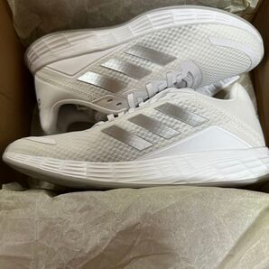 adidas Duramo SL 2.0 ランニングシューズ 24.5cm ホワイト/シルバー 未使用