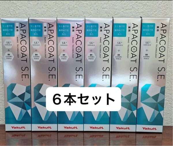 薬用アパコートS.E. ナノテクノロジー 120g×6本