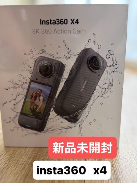 Insta360 X4-8K. 新品未開封 防水360度アクションカメラ Action Cam