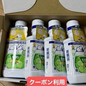 ヘアゴムとモンダミン キッズ メロンソーダ味 マウスウォッシュ 子ども ノンアルコール 250ml 4本新品未開封スヌーピー。