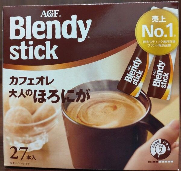 ブレンディスティック カフェオレ 大人のほろにが 27本入