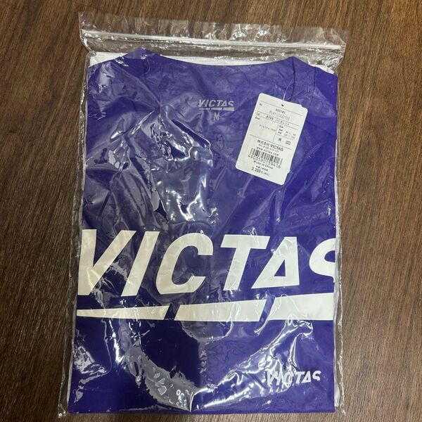 卓球 VICTAS PLAY LOGO TEE M バイオレット 未使用