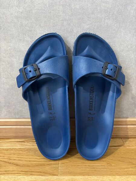 BIRKENSTOCKビルケンシュトック Madrid マドリッド EVA サンダル 濃青 37 水遊び プール ガーデニング