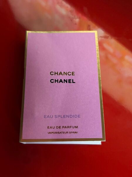 CHANEL シャネル CHANCE チャンス オー スプランディド オードゥ パルファム ヴァボリザター 1.5ml 香水