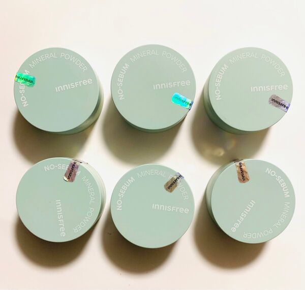 イニスフリー ノーセバム ミネラルパウダー・5g/⑥個セット innisfree N