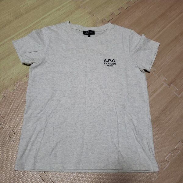 新品 Raymond Tシャツ A.P.C. Tシャツ グレー ロゴ