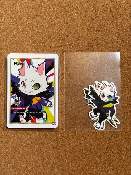 crフェス 2024 トレーディングカード ステッカー Ras crazyraccoon クレイジーラクーン