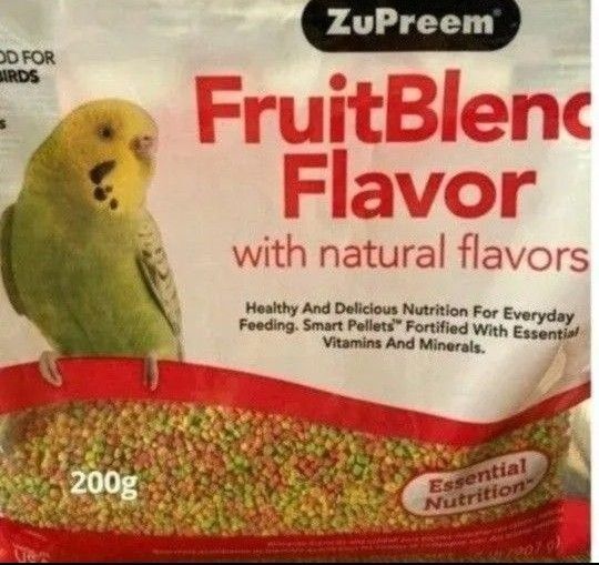 ズプリーム フルーツブレンドS セキセイインコ 200g
