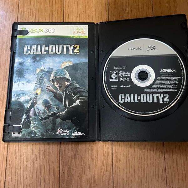 XBOX360ソフト CALL OF DUTY コ-ルオブデュ-ティ 2