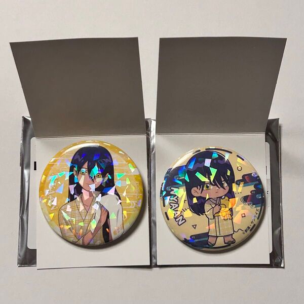 機動戦士Gundam GQuuuuuuX ガンダム ジークアクス 極楽湯 ホログラム缶バッジ ニャアン