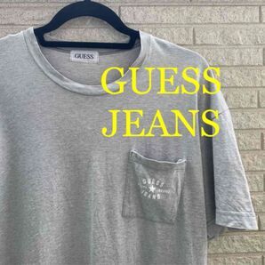 ☆送料込み☆ GUESS JEANS ポケット付きTシャツ ゲス Mサイズ