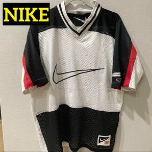 NIKE ナイキ SWOOSH18 ゲームシャツ メッシュ シルバータグ 90s 銀タグ ビンテージ vintage