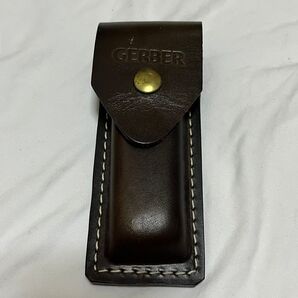 Gerber ガーバー アウトドア ナイフ 革製品 ナイフケース ブラウン