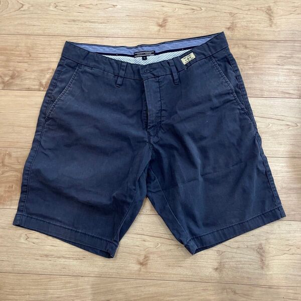 tommy hilfiger トミーヒルフィガーハーフパンツ半ズボン34ネイビー