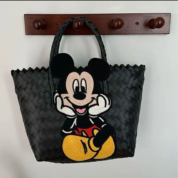 ディズニーサマーハンドバッグ ブラック ミッキー ミニー