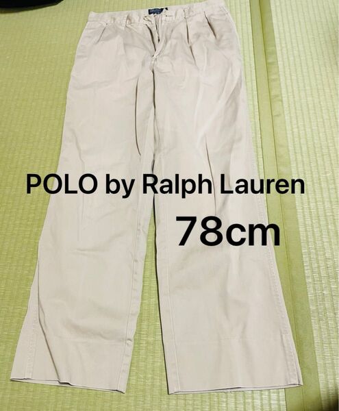 ポロバイラルフローレン チノパン ベージュ 78cm W30〜31相当 POLO by Ralph Lauren
