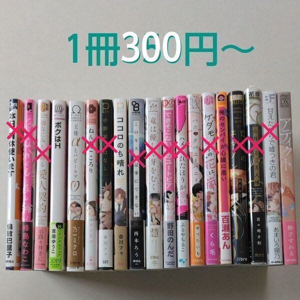 BLコミック/中古/まとめ売り/バラ売り/1冊300円〈値下げしました〉