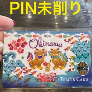 タリーズカード沖縄限定・店舗限定デザイン(希少)【残高0円】