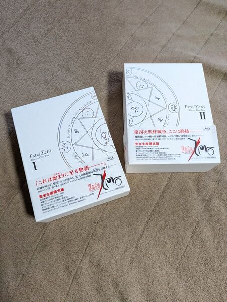 fate zero Blu-ray box Ⅰ Ⅱ set 完結 美品