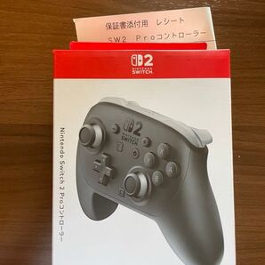 Nintendo Switch 2 Proコントローラー(保証用レシート同封)