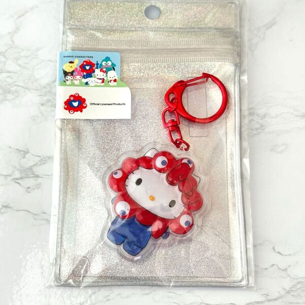 ミャクミャク ぷっくり立体キーホルダー ハローキティ キーホルダー キーリング ぬいぐるみ EXPO2025 大阪関西万博